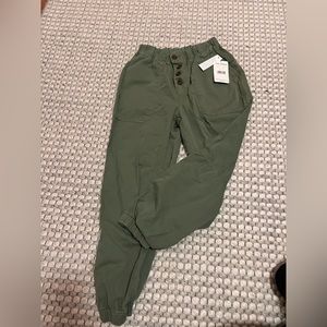 Free People Army Green Pants